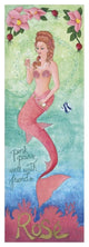 "Nouveau Mermaid Rose" Digital Paper Print by Elyse DeNeige, 14"x38"