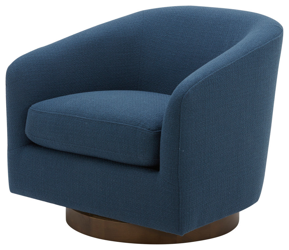 Oscy Swivel Chair Splashed, Blue