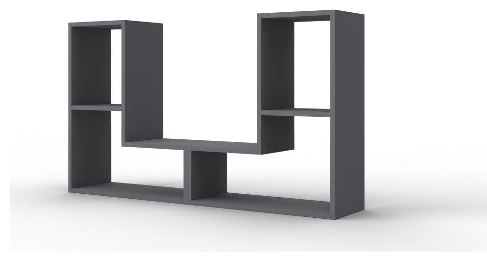 LIANA Modular Bookcase, Slate Grey