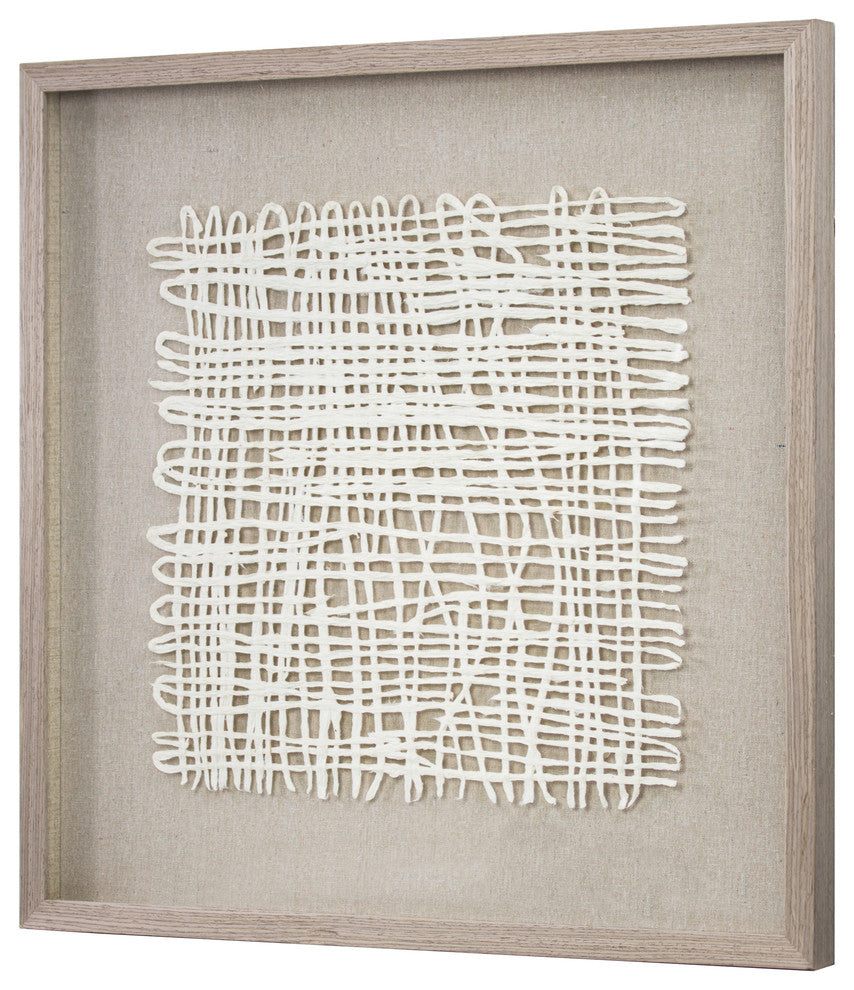 Handmade Rice Paper Wall Art (24" x 24")