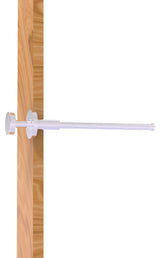 Fresno Retractable Pullout Garment Rod, Polished Chrome
