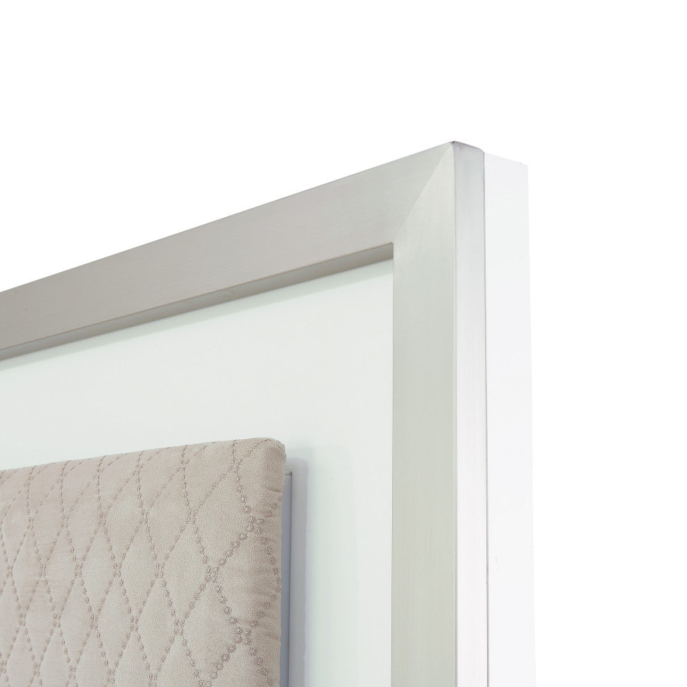 Marquee Queen Panel Bed - Cloud White