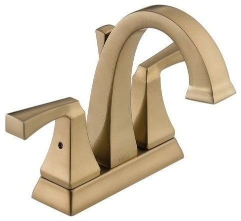 Delta Dryden 2 Handle Centerset Faucet, Champagne Bronze, 2551-CZMPU-DST