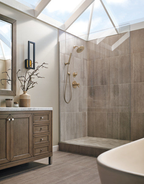 Delta Grail Single-Setting Adjustable Wall Mount Hand Shower, Champagne Bronze