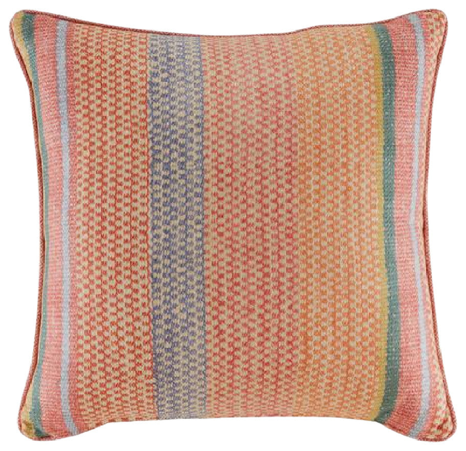 Multi-colored Geometric Print Cushion | Andrew Martin Oxus