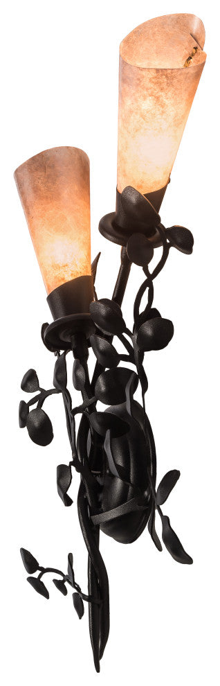 14.5W Vinca Vine 2 LT Left Wall Sconce