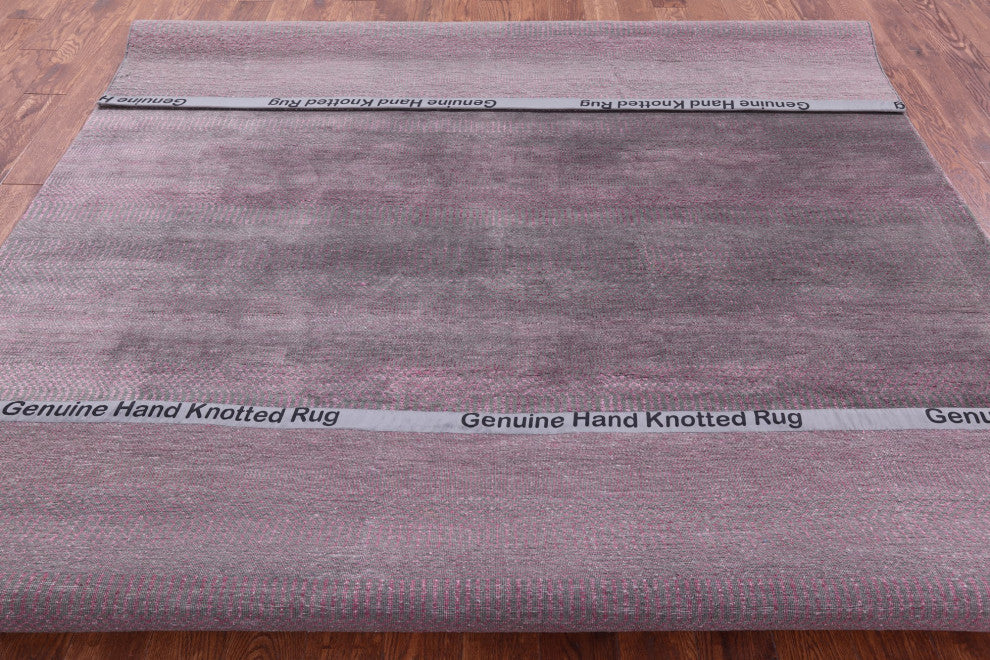Savannah Grass Wool and Silk Handmade Rug 8' 0" X 10' 3" Q11437