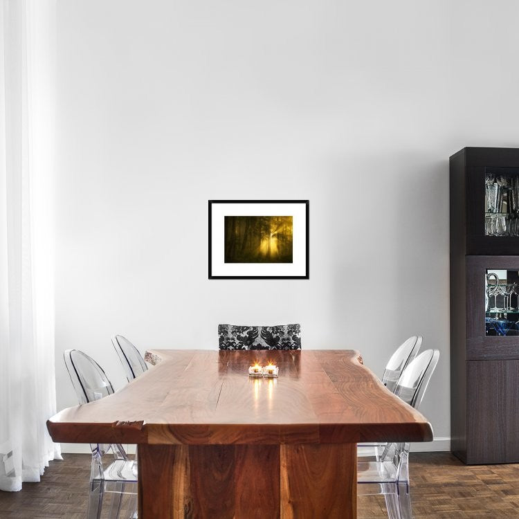 "Yellow" Framed Digital Print by Norbert Maier, 24"x19"