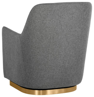 Marcela Swivel Lounge Chair Belfast Koala Grey