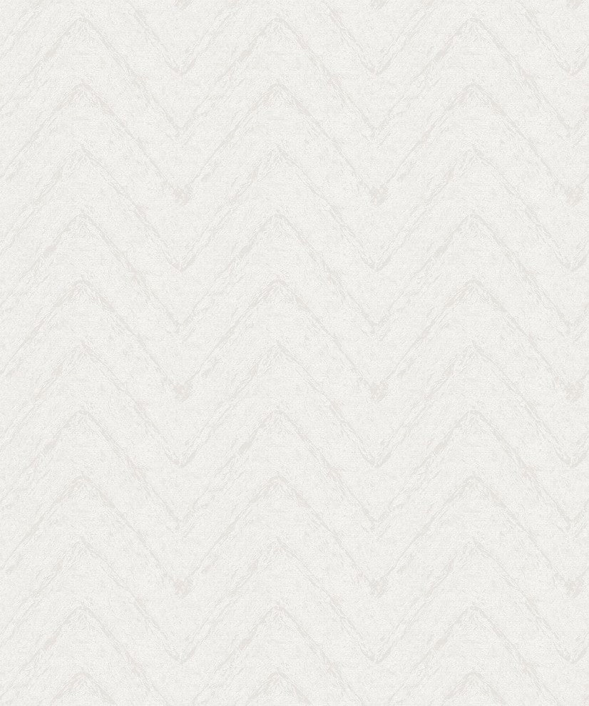 Natural Faux 2, Modern Geometric Stone Wood Rustic Wallpaper, Gray Cream, Sample