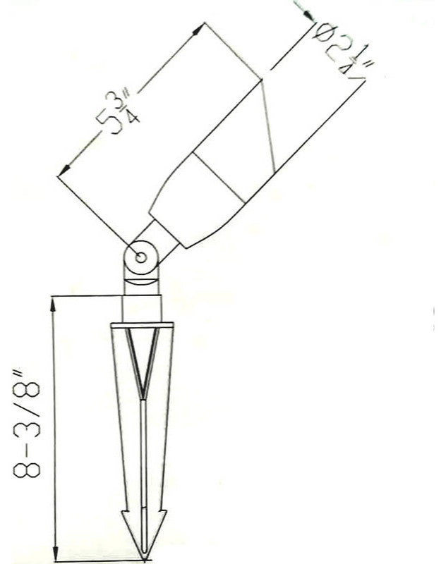 Brass Low Voltage Bronze Directional Light Low Voltage Landscape Light, Led