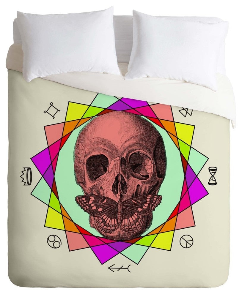 Deny Designs Wesley Bird True Sign Art Duvet Cover - Lightweight