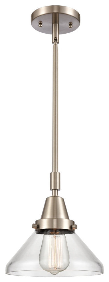 Innovations Lighting 447-1S-SN-G4472-LED Caden 1 Light 8" Mini Pendant