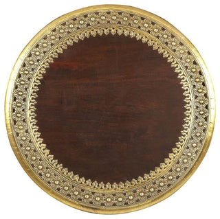 Butler Ranthore Round Brass Accent Table