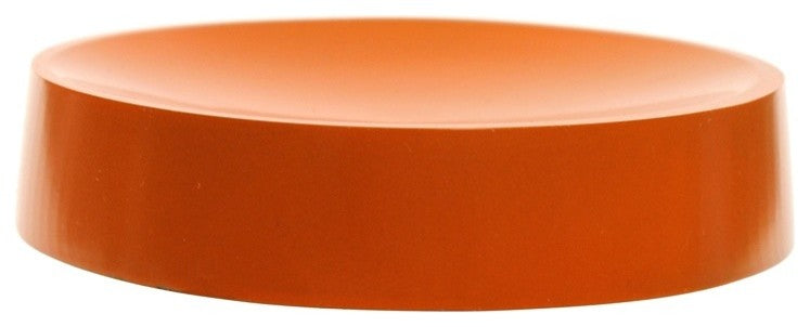 Round Soap Dish Free Standing, Orange