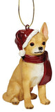 Chihuahua Holiday Dog Ornament Sculpture