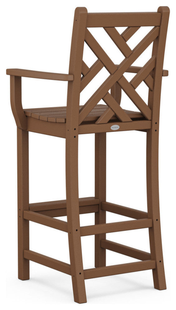 Chippendale Bar Arm Chair, Teak