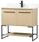 Elegant Decor Sloane Bathroom Vanity Maple
