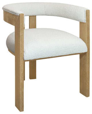 Logan 7-Piece Set With 82" Dining Table And 6 Trish Ivory Arm Chairs