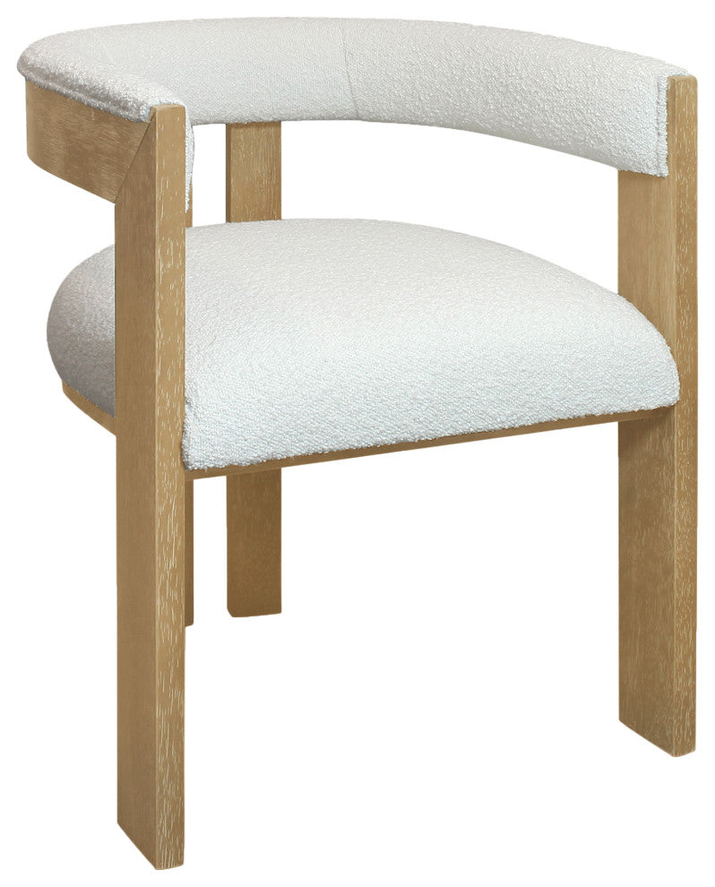 Logan 7-Piece Set With 82" Dining Table And 6 Trish Ivory Arm Chairs