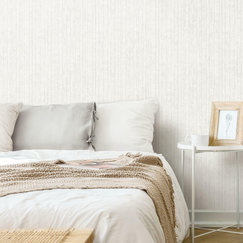 Crackled Stria Texture Peel & Stick Wallpaper