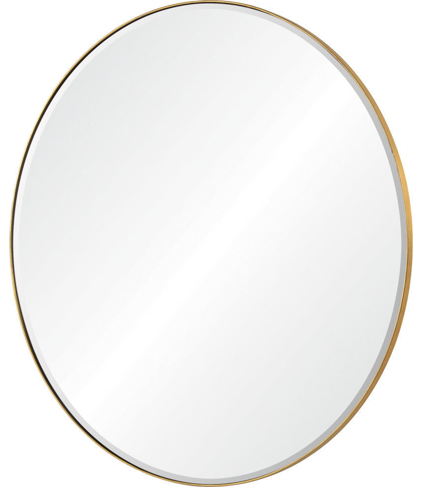 Thallo Round Modern Accent Wall Mirror