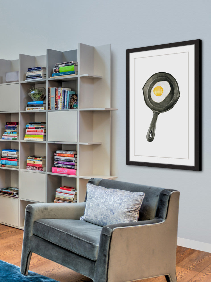 "Morning Eggs" Framed Painting Print, 24"x36"