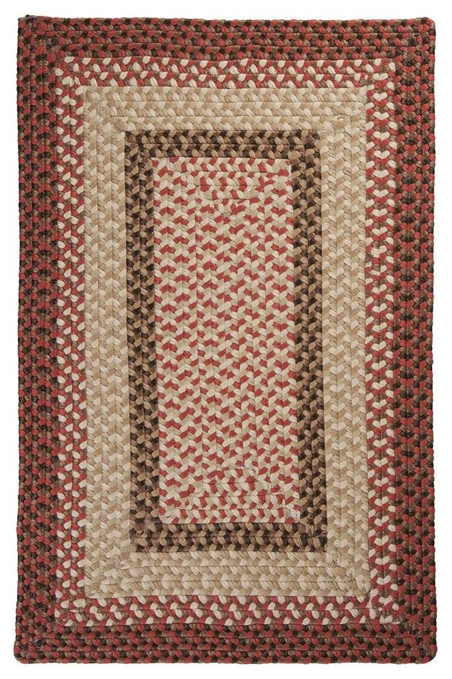Tiburon TB79 Rusted Rose Indoor/Outdoor Area Rug, Rectangular 2'x3'