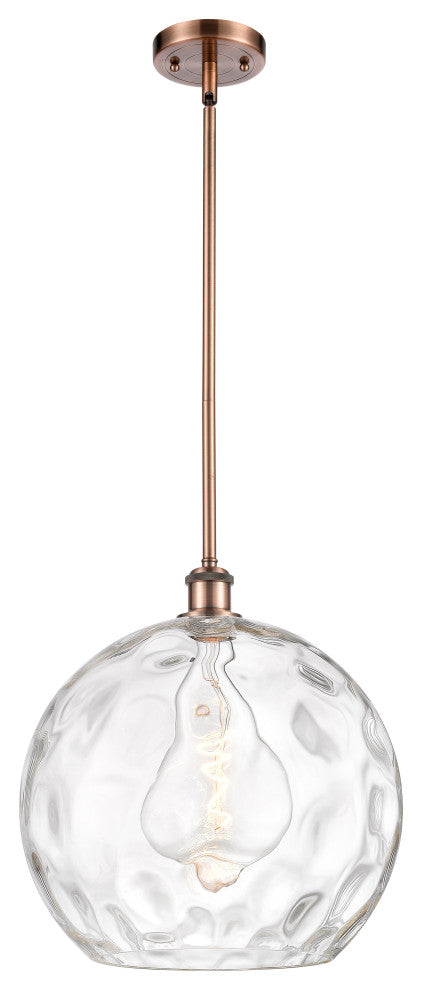 Innovations 516-1S-AC-G1215-14 1-Light Pendant, Antique Copper