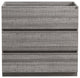 Fresca Lazzaro 36" Gloss Ash Gray Cabinet