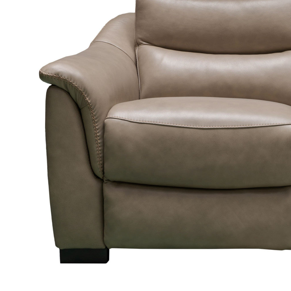 Seymour Top Grain Leather Power Reclining Loveseat