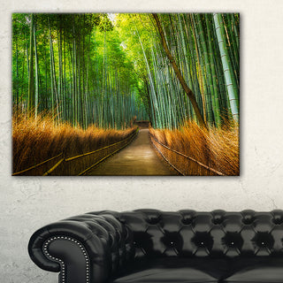 "Arashiyama Bamboo Grove Japan" Oversized Forest Wall Art, 40"x30"