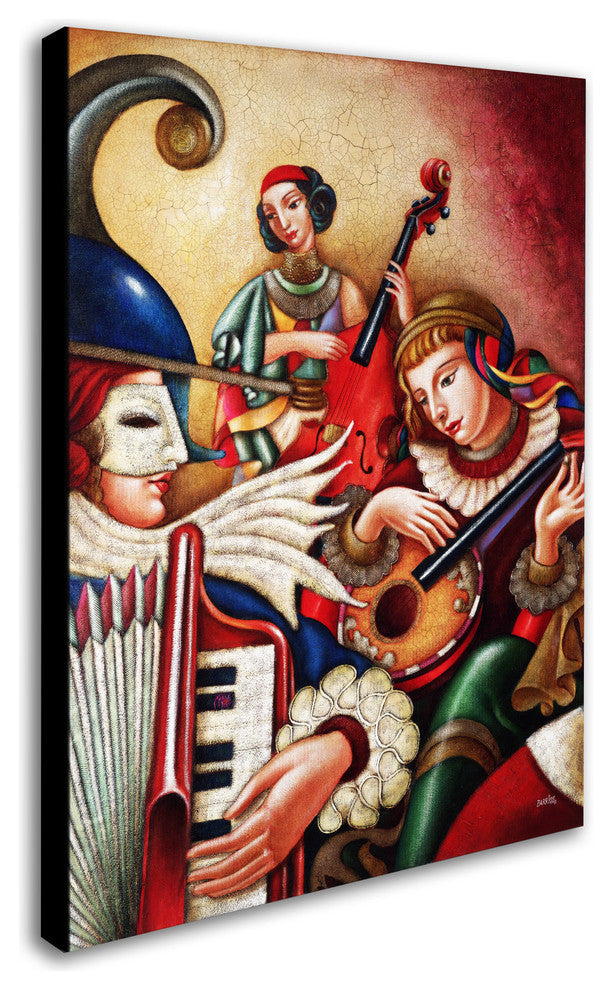 'Inspiriacion' Canvas Art by Edgar Barrios
