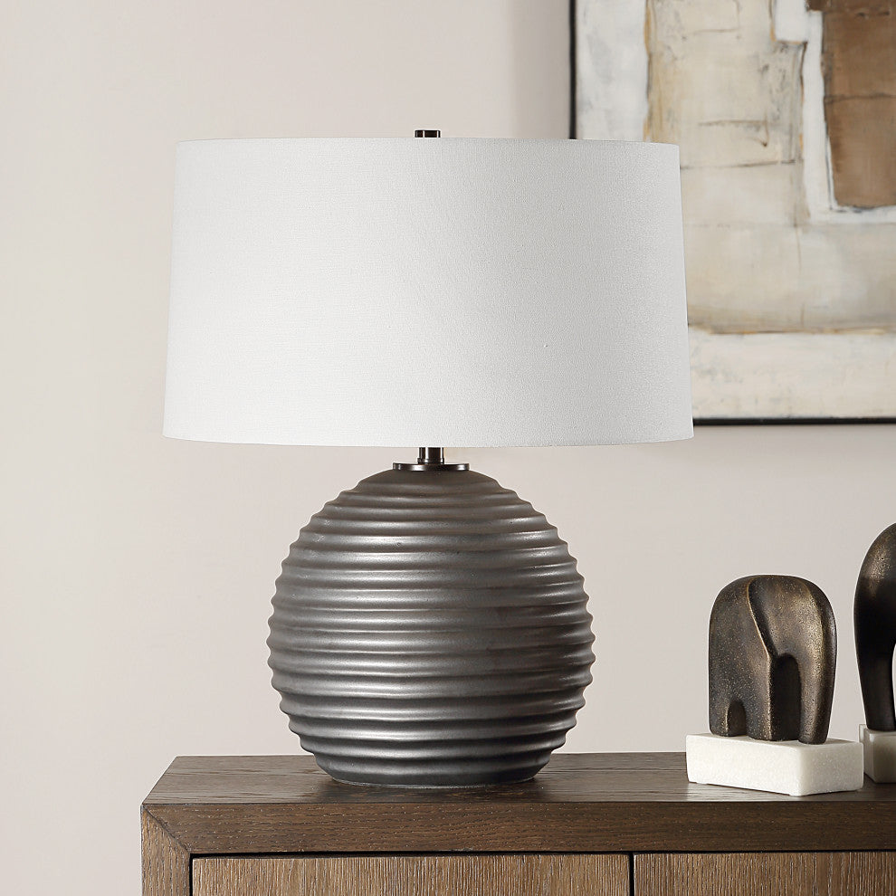 Uttermost Chelsom Ribbed Table Lamp
