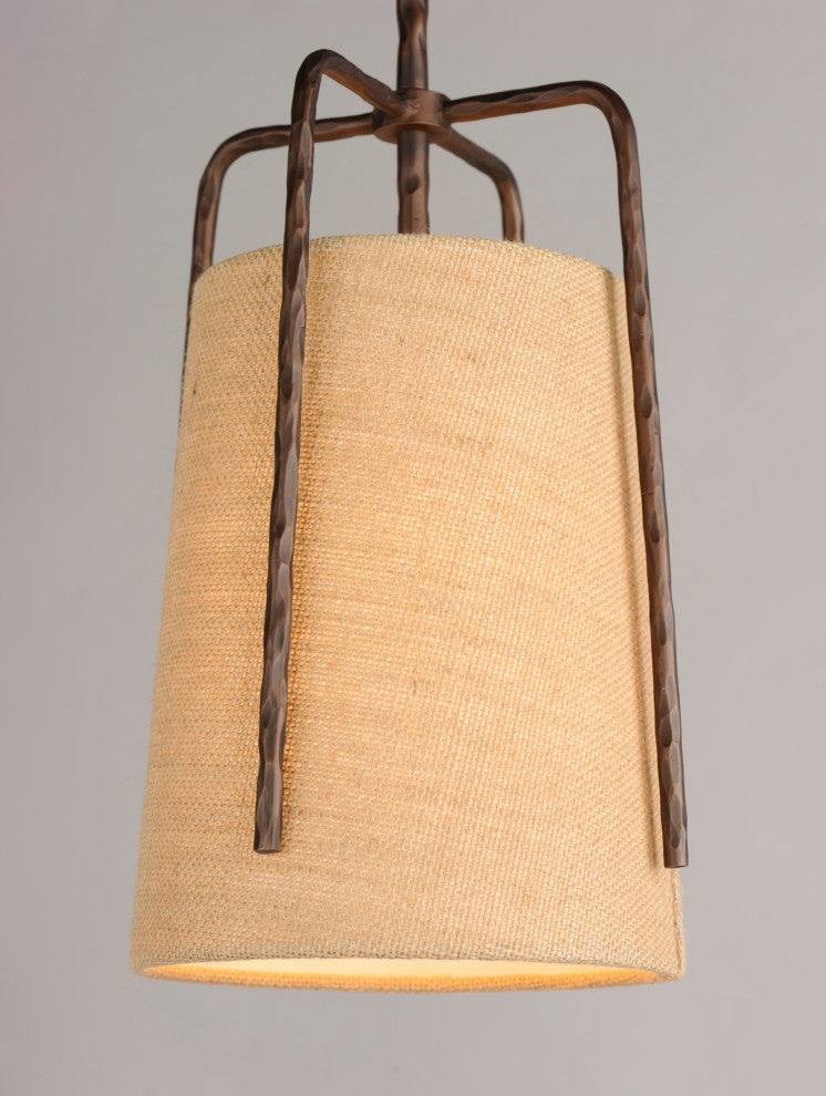 Maxim 10198BR Pitchfork 9"W Mini Pendant - Oil Rubbed Bronze