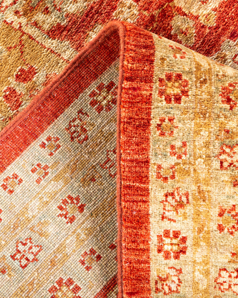 Mogul, One-of-a-Kind Hand-Knotted Area Rug Orange, 8'4"x11'4"