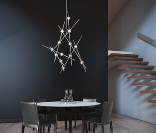 Sonneman 2151 Constellation Aquila Minor 25"W Integrated LED - Satin Nickel /