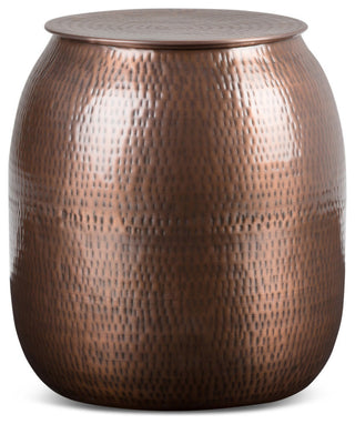 Griffen Metal Storage Accent Table