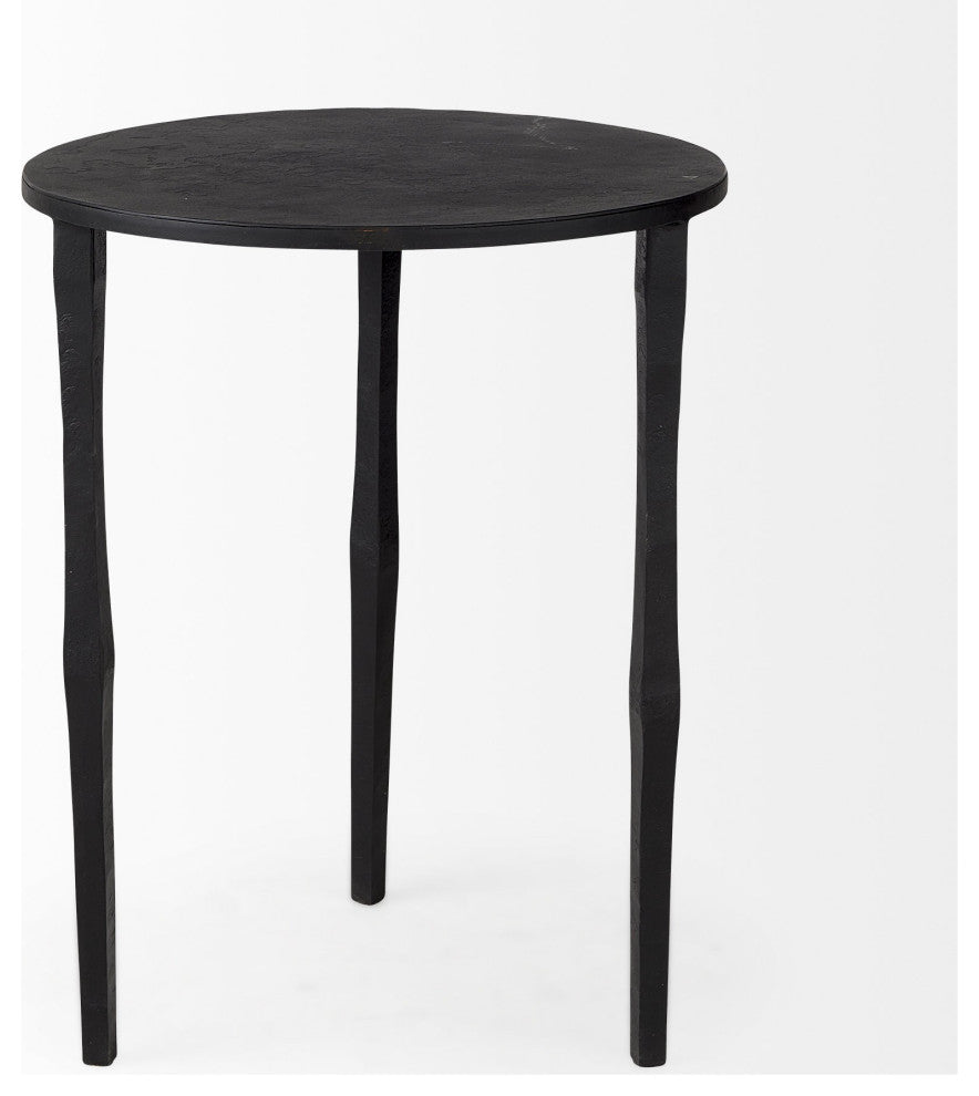 Minimal Black Iron Side Table