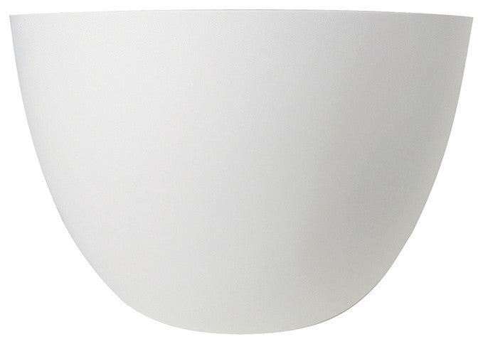 Aqua Eden 67" Solid Surface White Stone Freestanding Tub w/Drain, Matte White