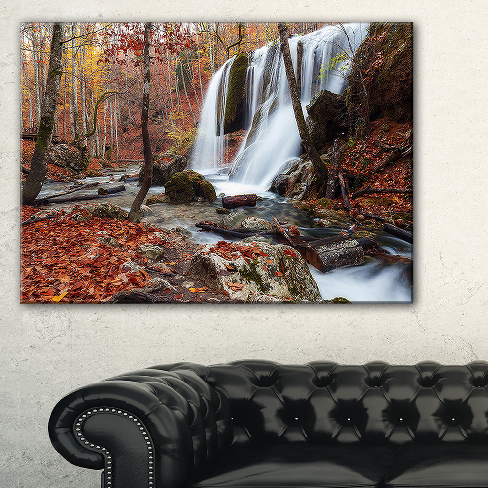 "Crimea Waterfall in the Fall" Photograph Print, 40"x30"