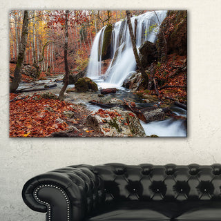 "Crimea Waterfall in the Fall" Photograph Print, 40"x30"