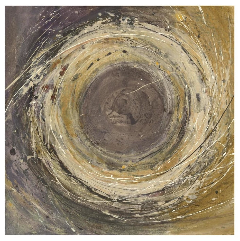"Wooden Rings" Digital Paper Print by Albena Hristova, 26"x26"