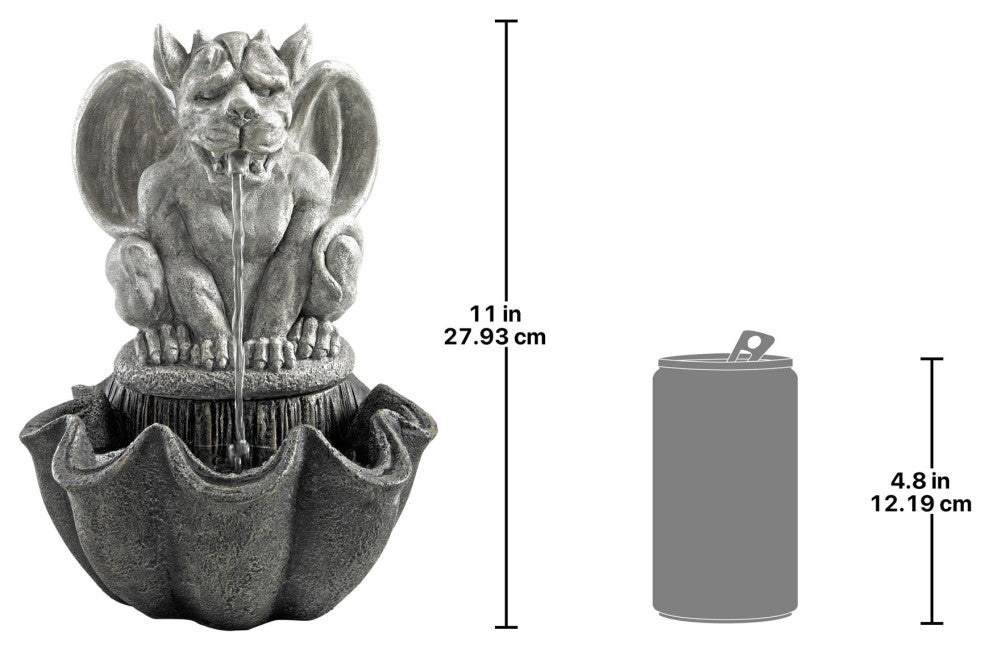 Cedric the Squirt Gothic Gargoyle Fountain
