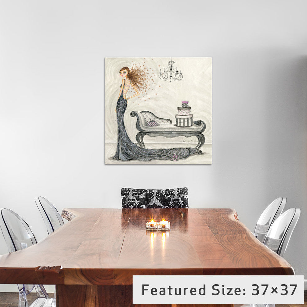 "Fabulous Fabiana" Canvas Art Print By Bella Pilar, 37x1.5x37