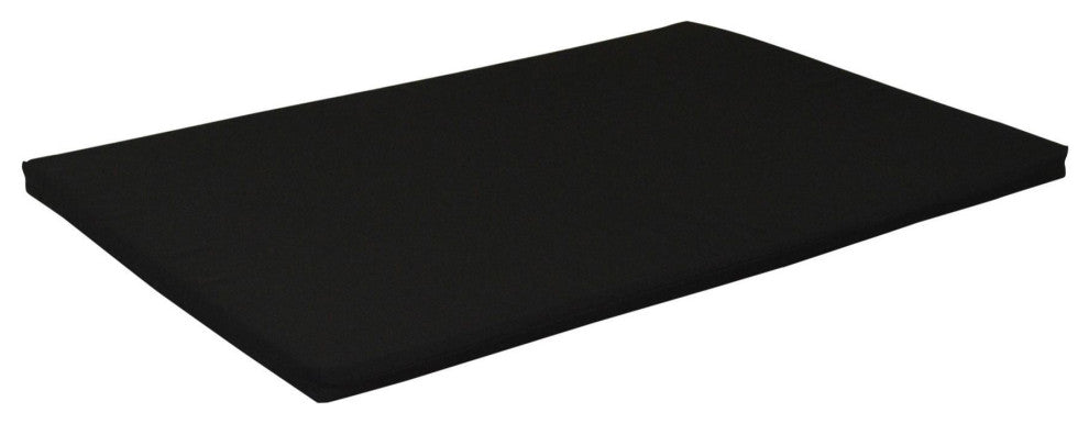 Swing Bed Cushion, Black, 75 Inch, 2" Thick