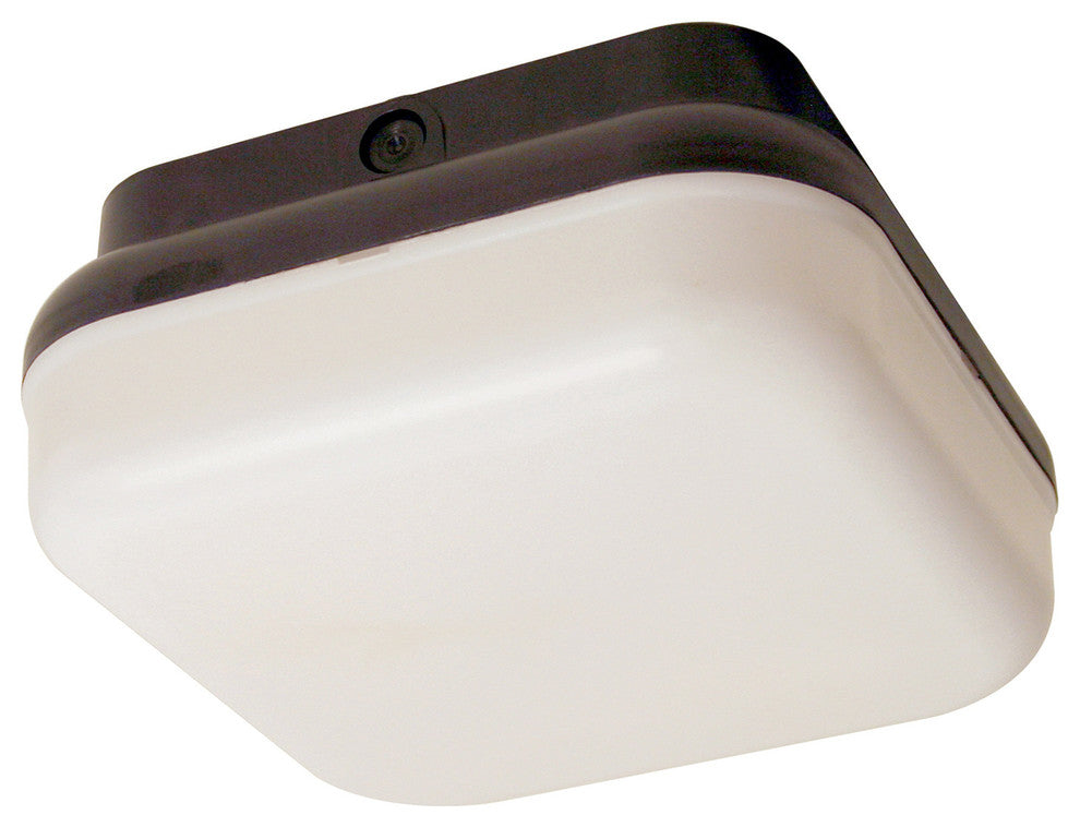 Decorative Outdoor Energy Saving Protek Square Fixture Black