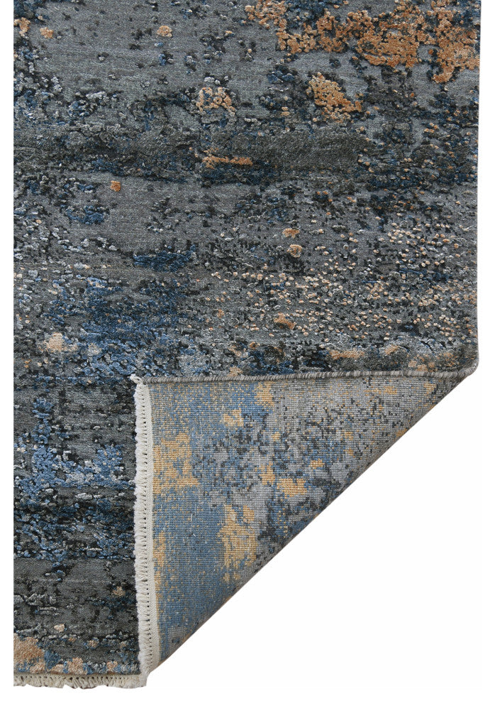 Zenith Area Rug, Dark Gray, 9' x 12', Abstract