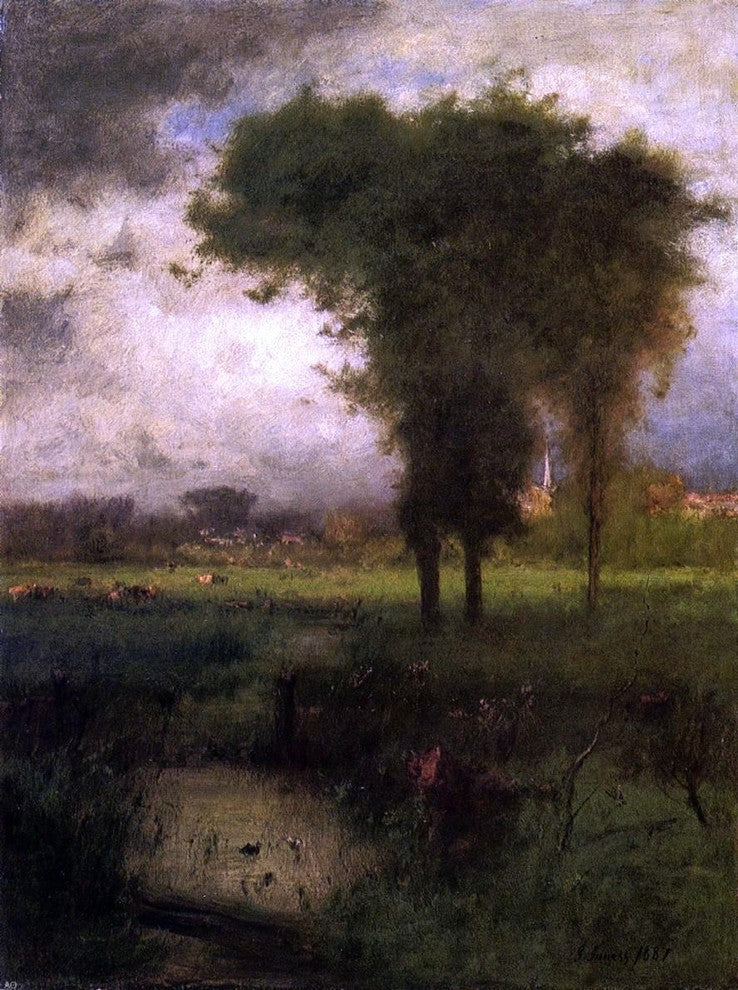 George Inness Woodland Scene Wall Decal