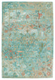 Cristobol Handmade Medallion Area Rug, Turquoise/Pink, 8'x10'